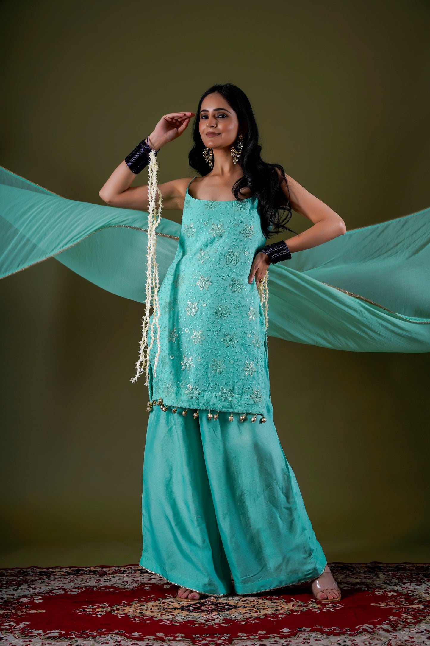 Nidaar Kurta Set