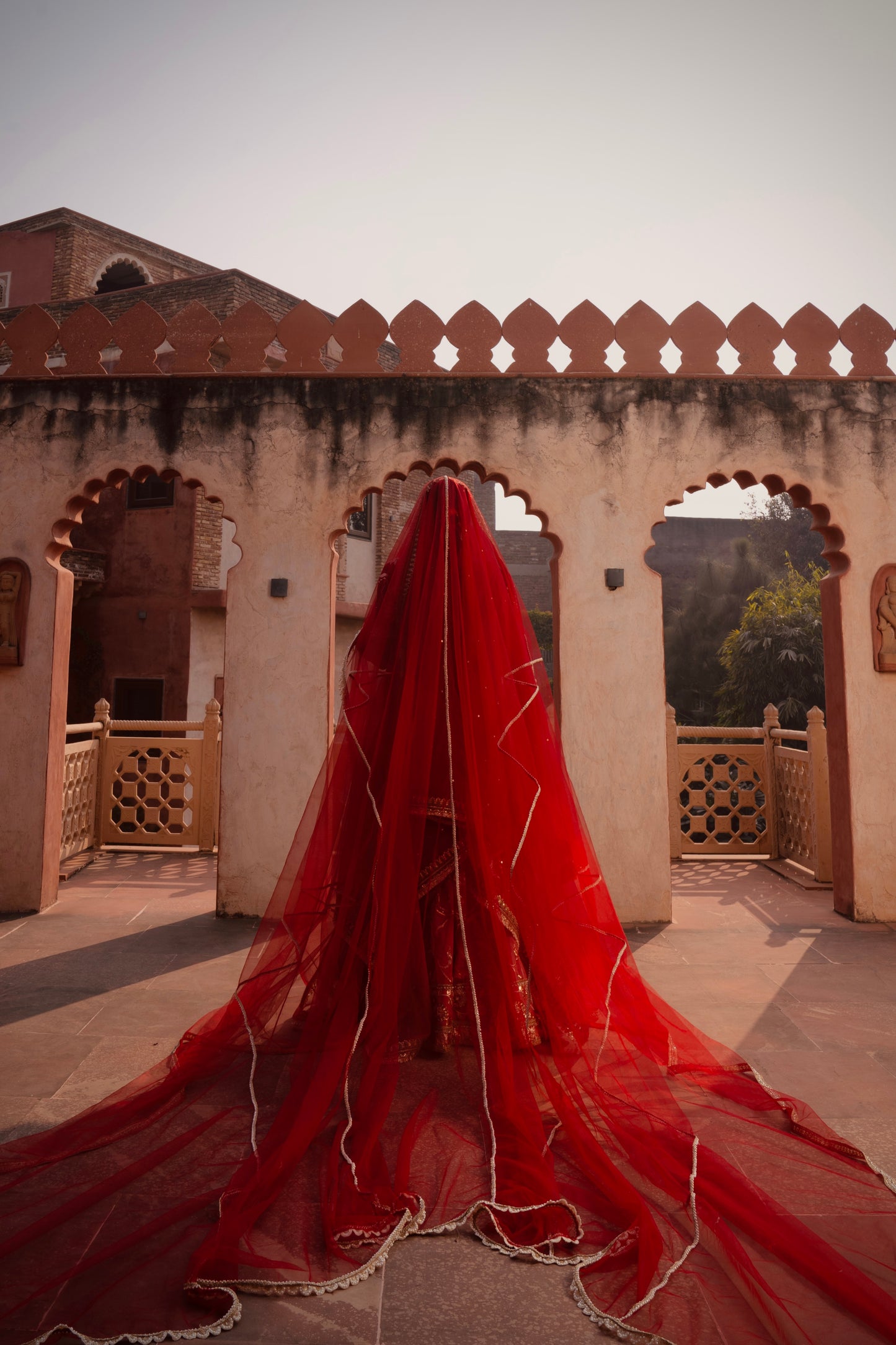 SAMPANN BRIDAL HAND EMBROIDERED LEHENGA