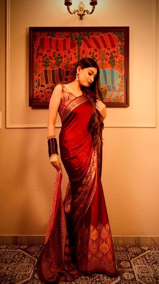 Bonita Ajrak Saree