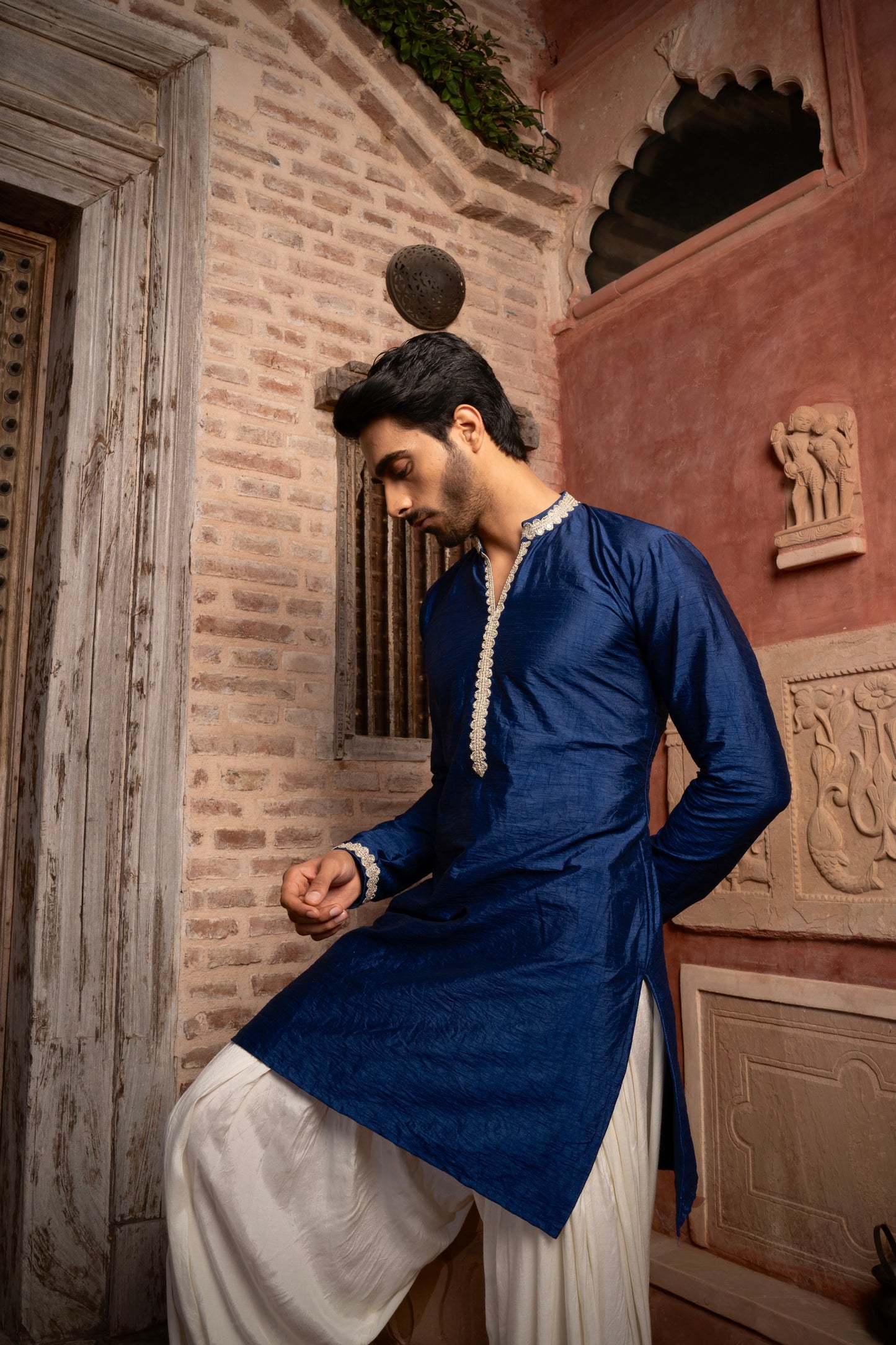 DEEP BLUE KURTA SET