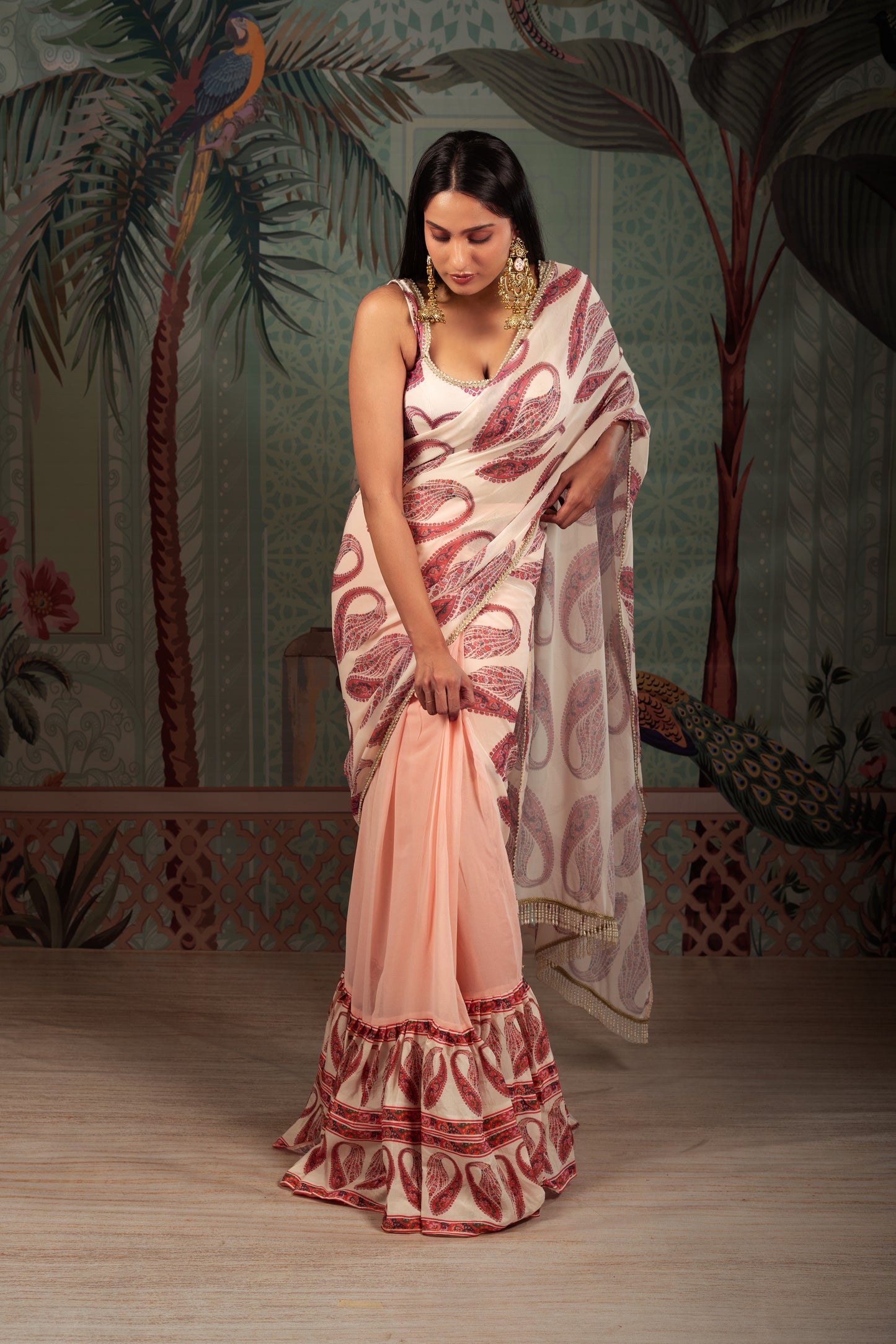 Gul Bagh Pre-draped Saree