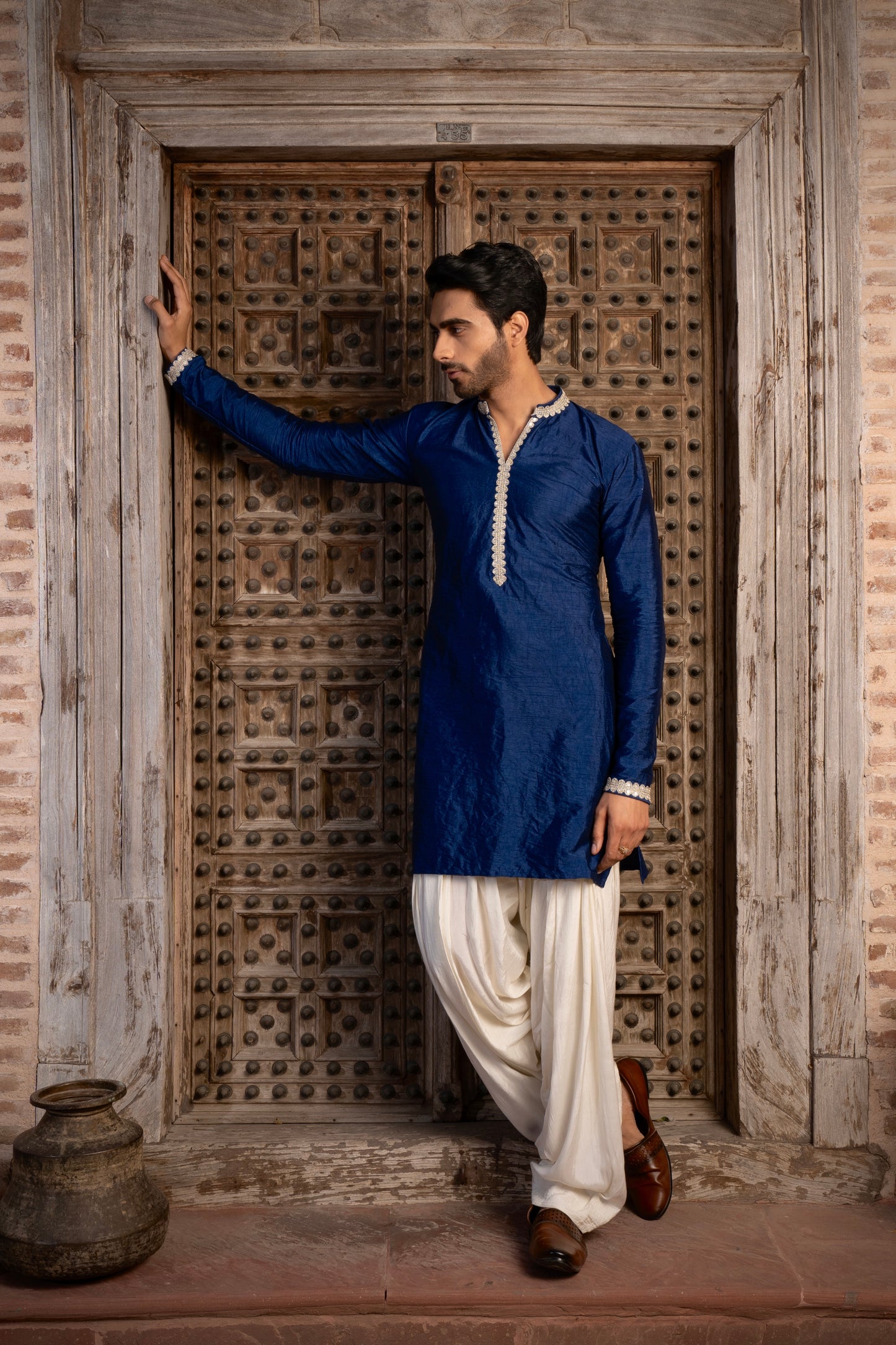 DEEP BLUE KURTA SET