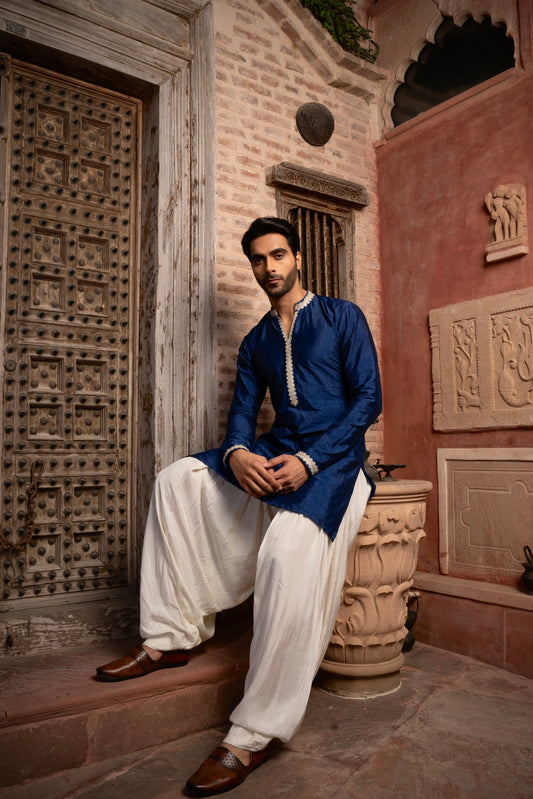 DEEP BLUE KURTA SET