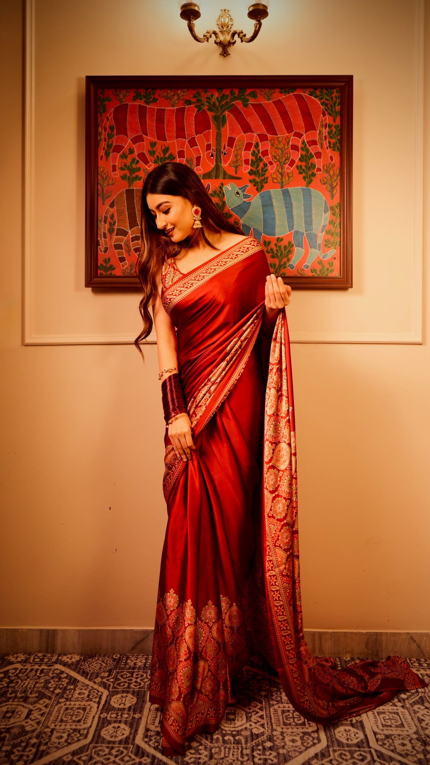 Bonita Ajrak Saree