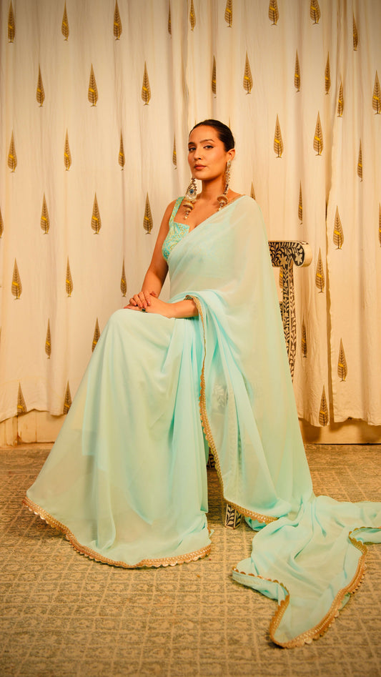 Firoza Georgette saree