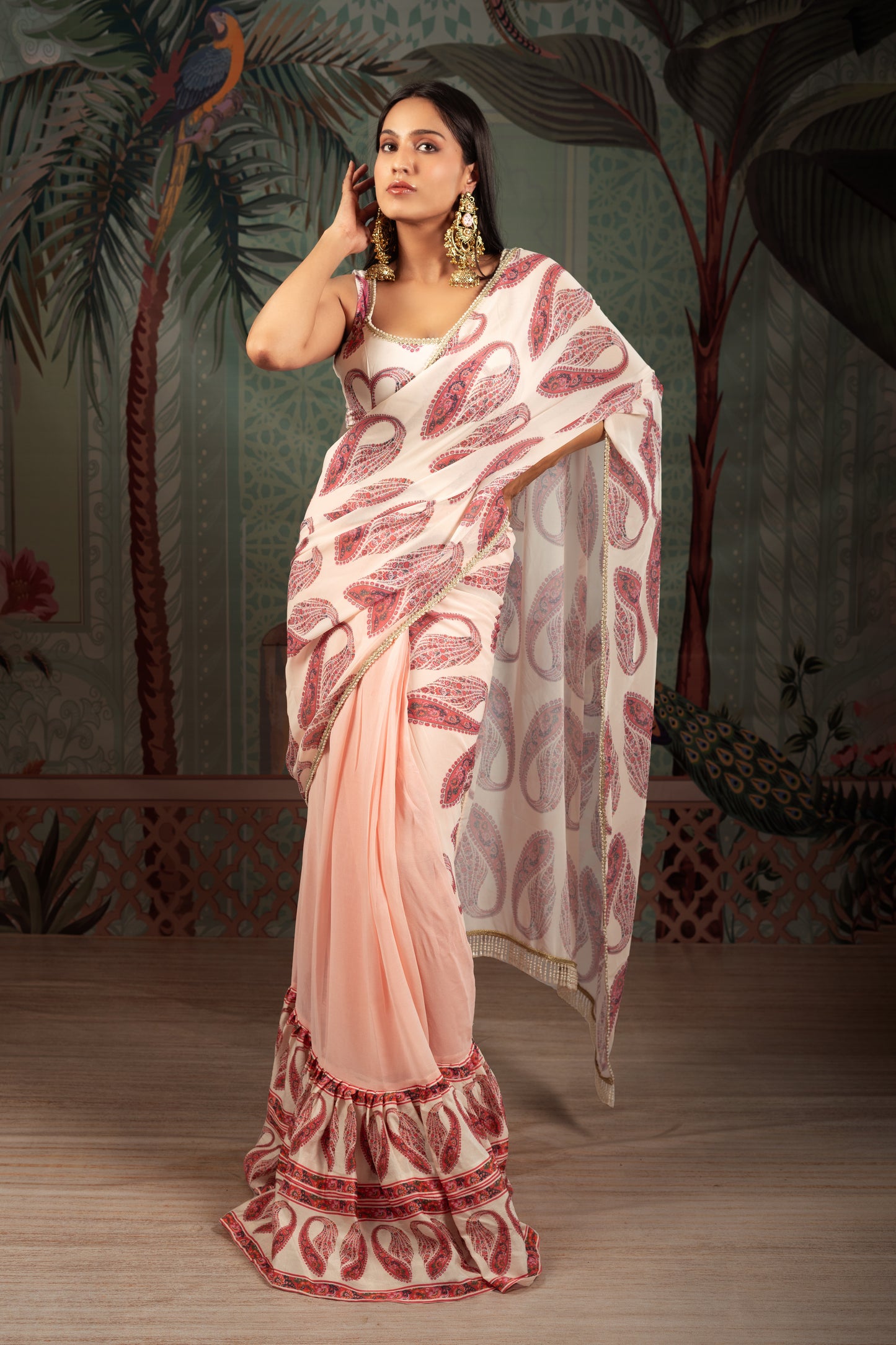 Gul Bagh Pre-draped Saree