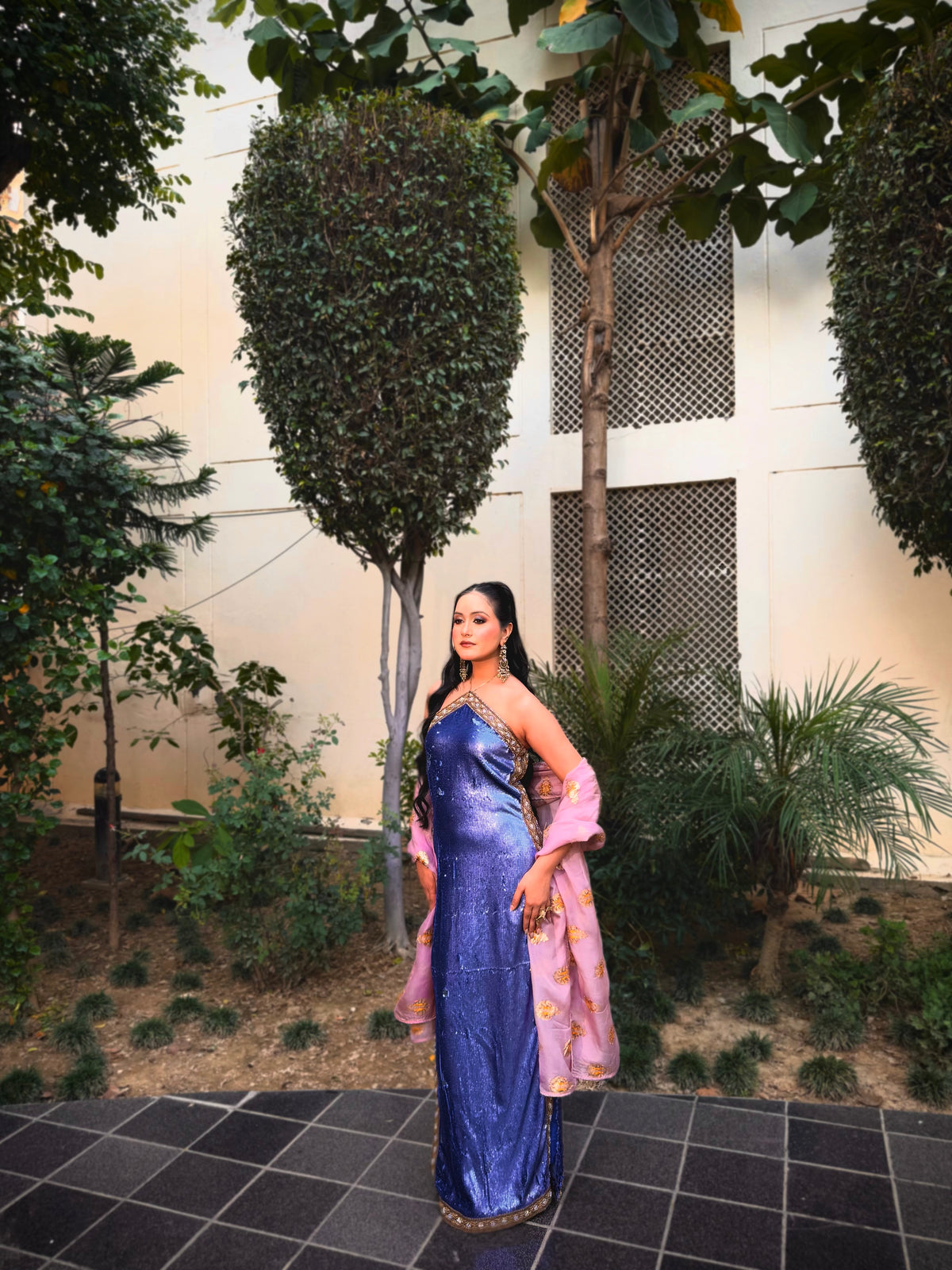 Mermaid Sequin Gown set