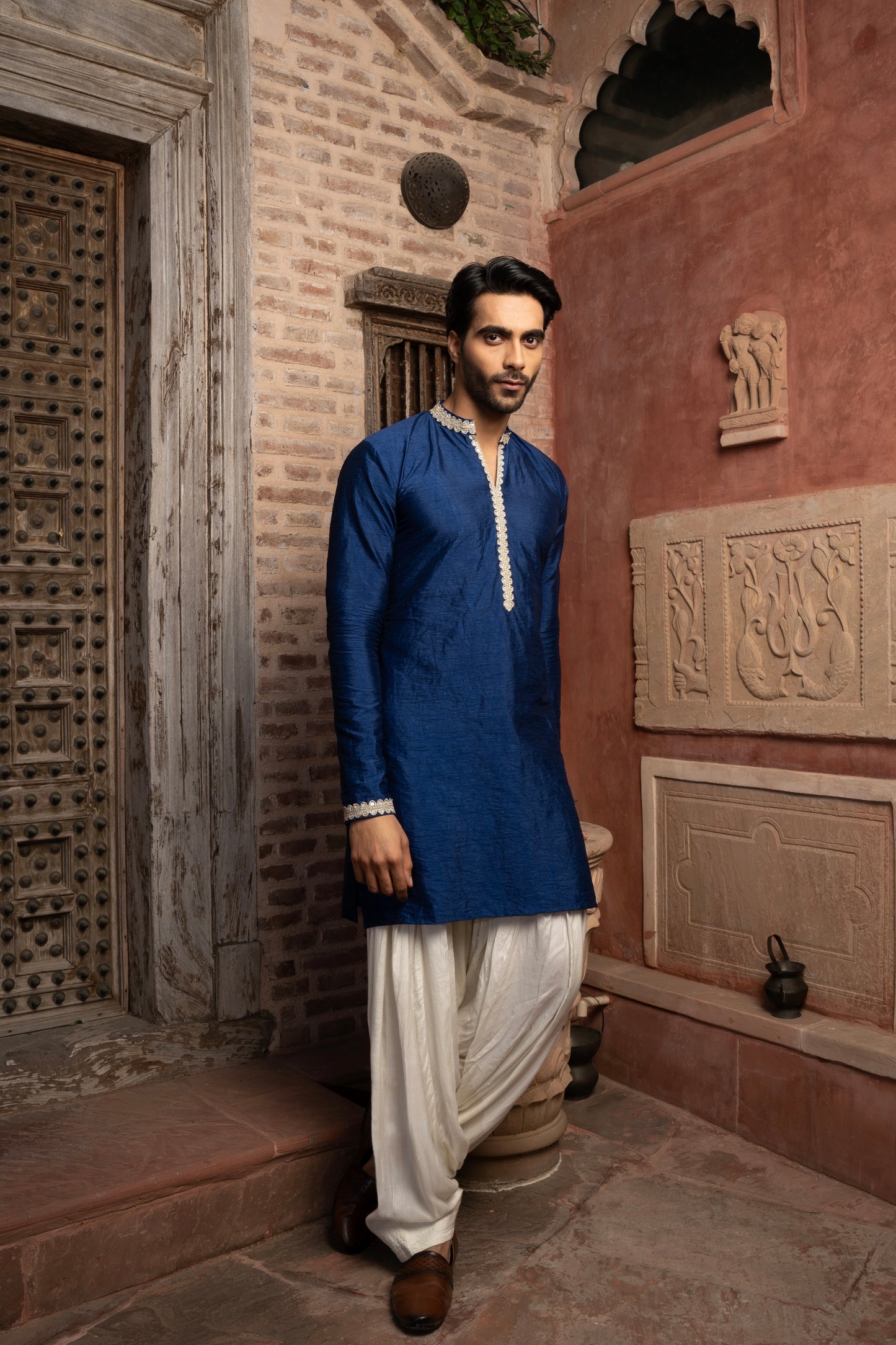 DEEP BLUE KURTA SET