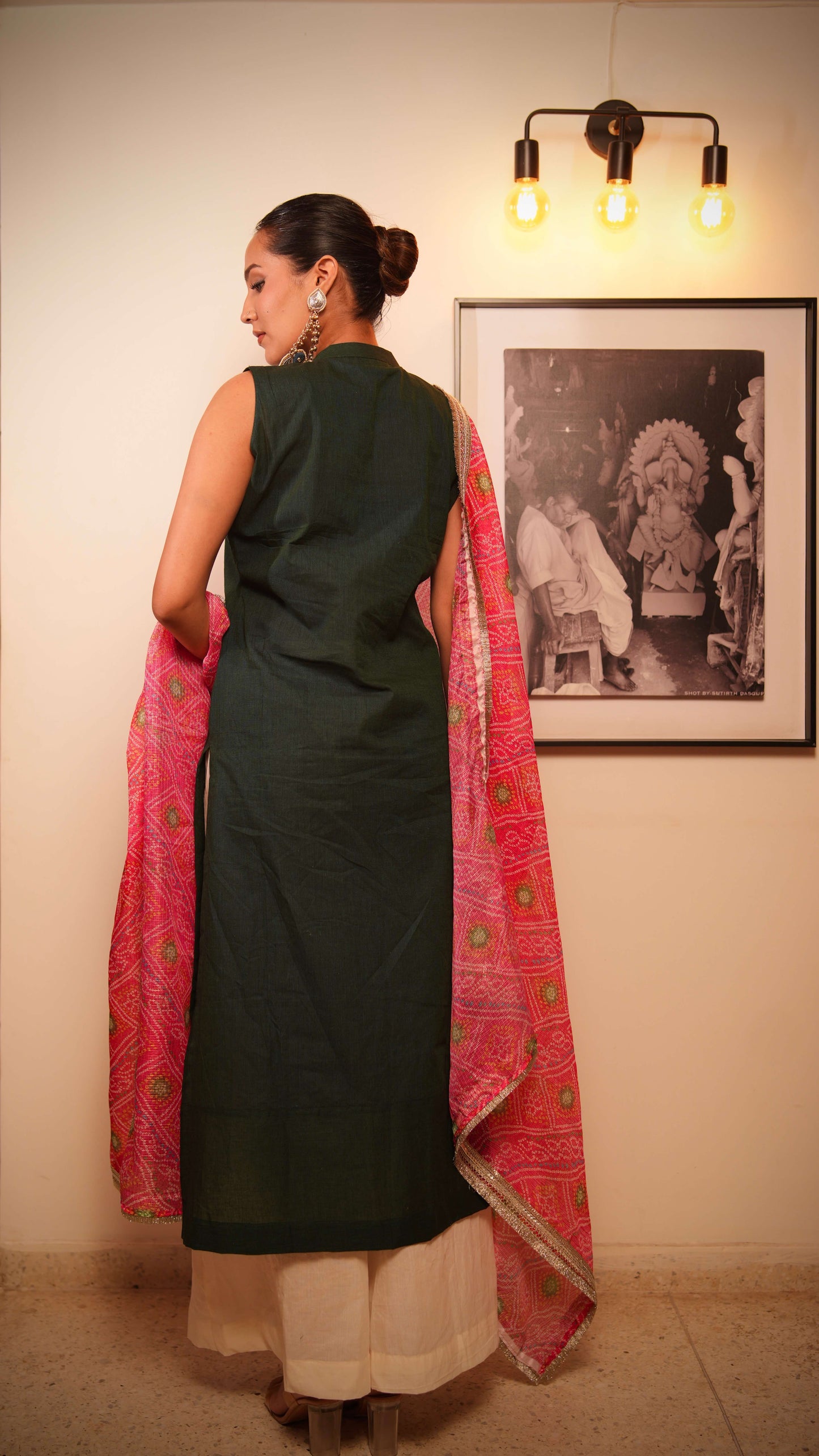 Deep Green Kurta set