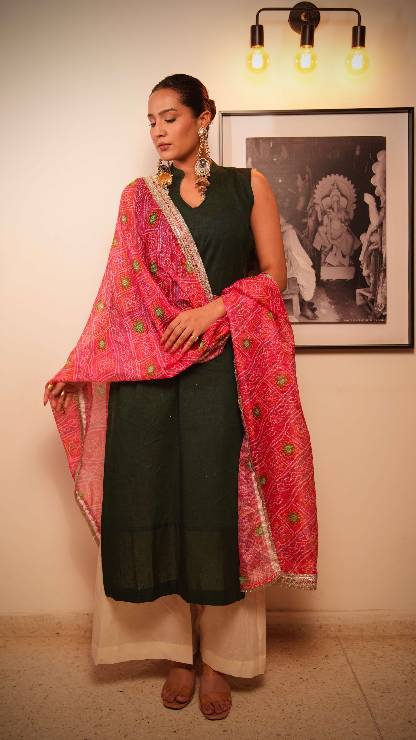 Deep Green Kurta set