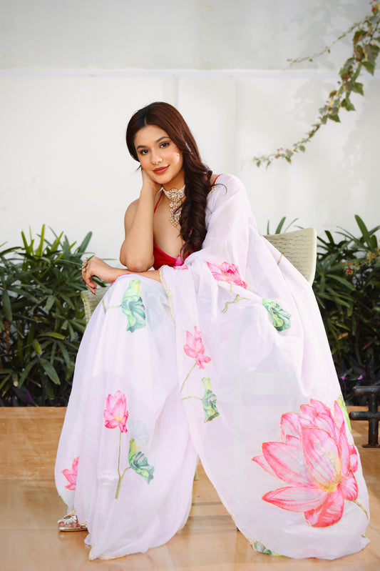 Lotus Reverie Saree